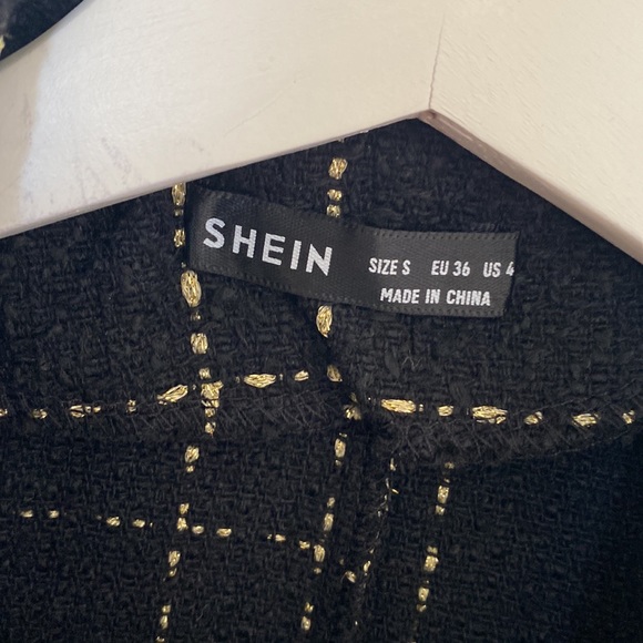 SHEIN - Double breasted plaid blazer - Picture 3 of 5